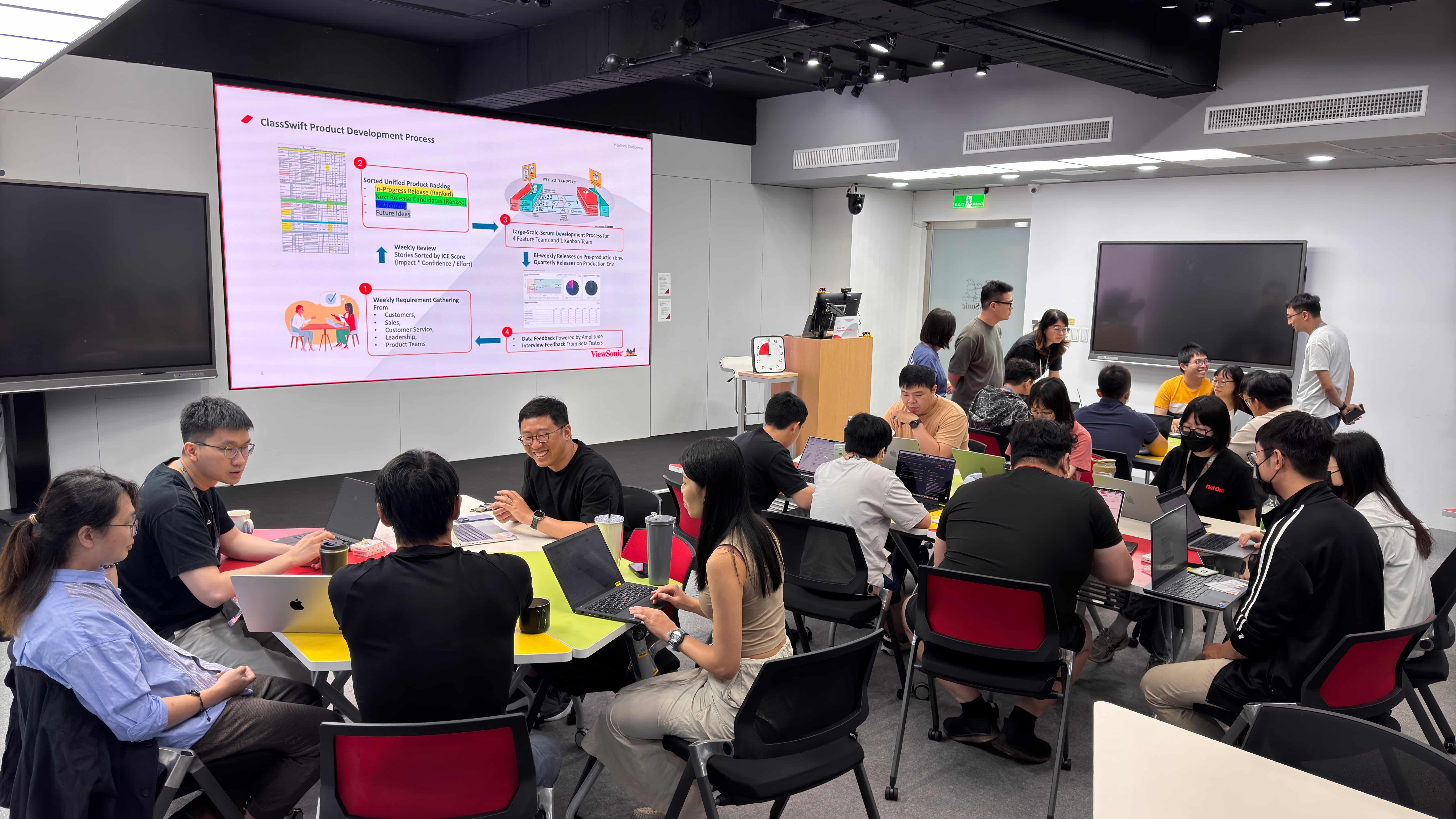 Eric fosters ownership and continuous learning through team workshops.