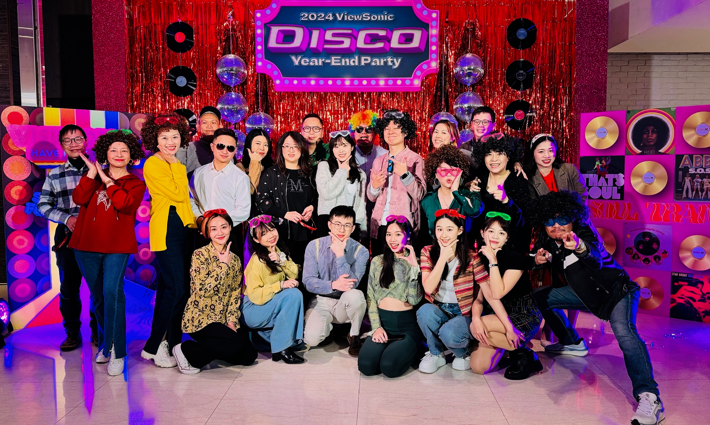 Happy vibes, happy screens—Monitor BU year-end fun!