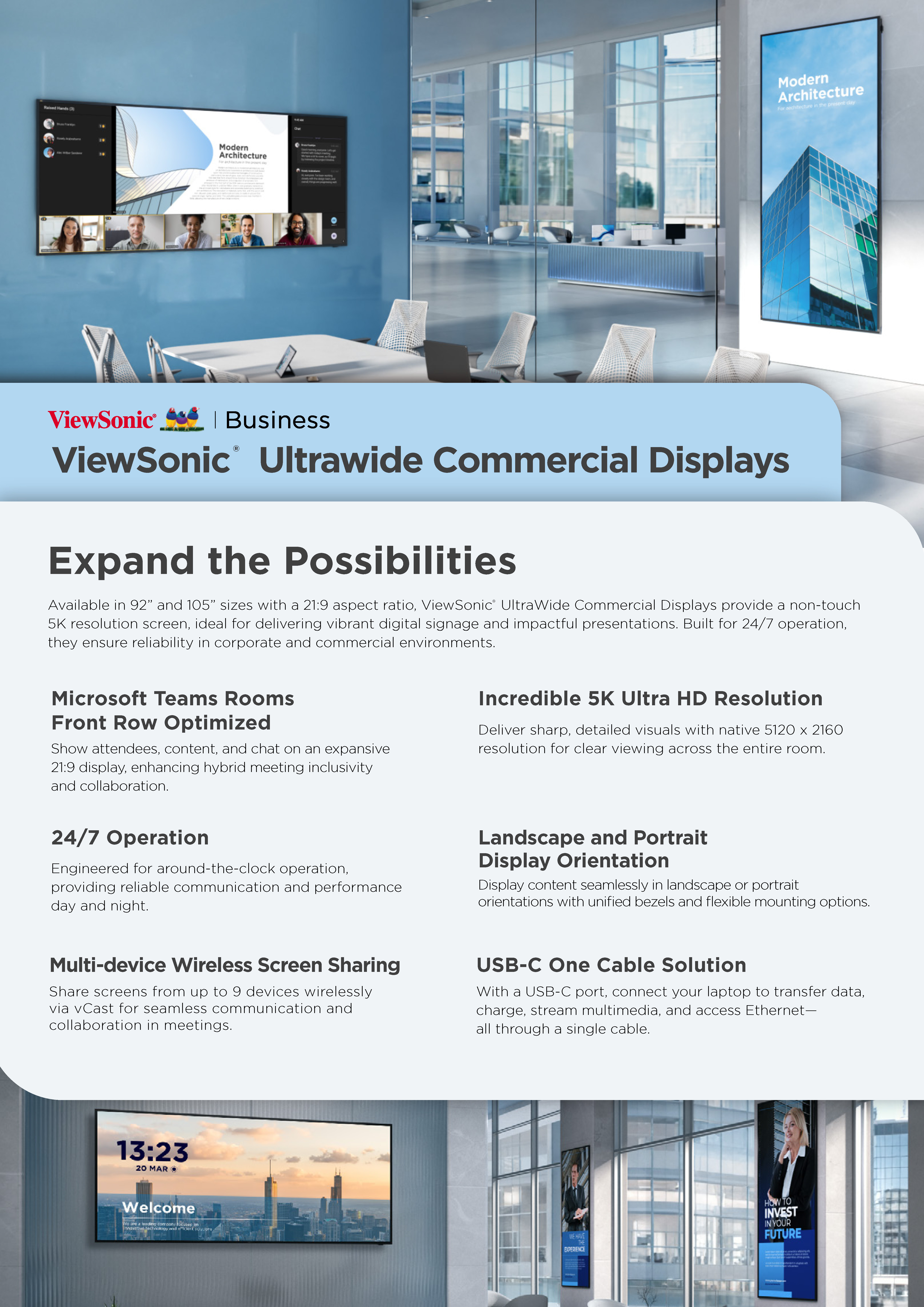 CDEUW Series - SellSheet - ViewSonic