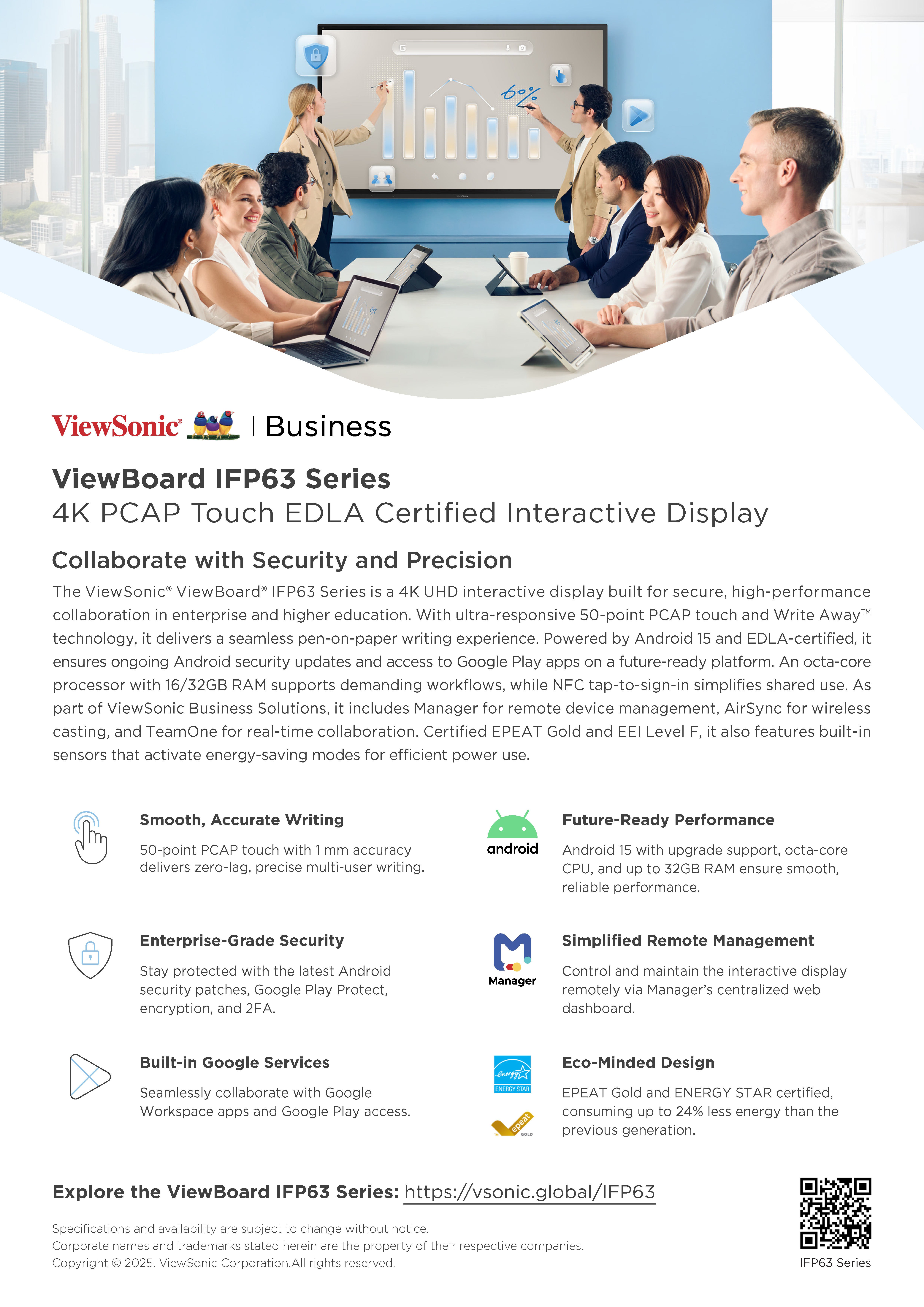 IFP63 Series - Sell Sheet - ViewSonic