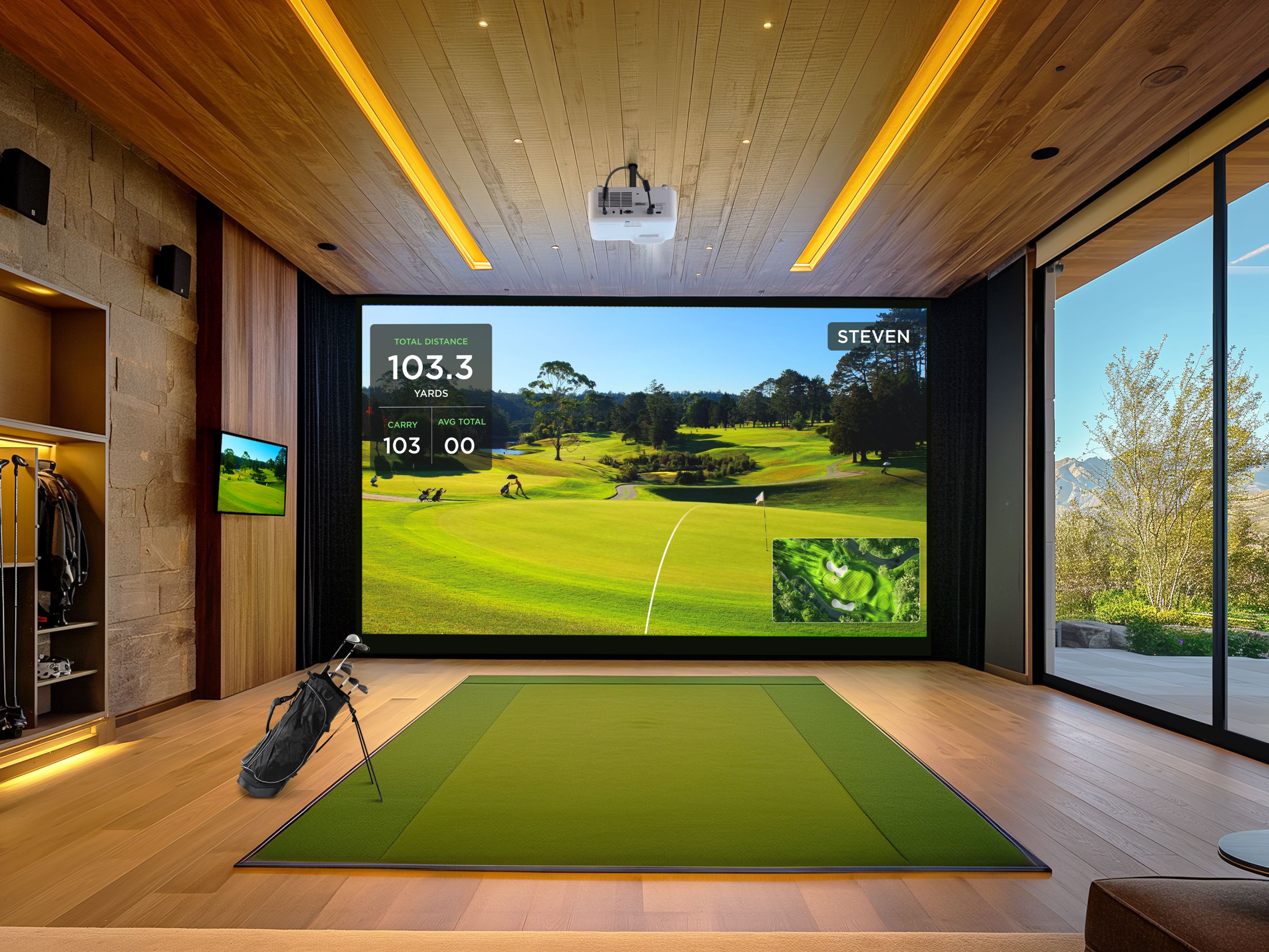 The LSD500-4K delivers exceptional versatility across various environments, projecting vibrant images and colors even against ambient light