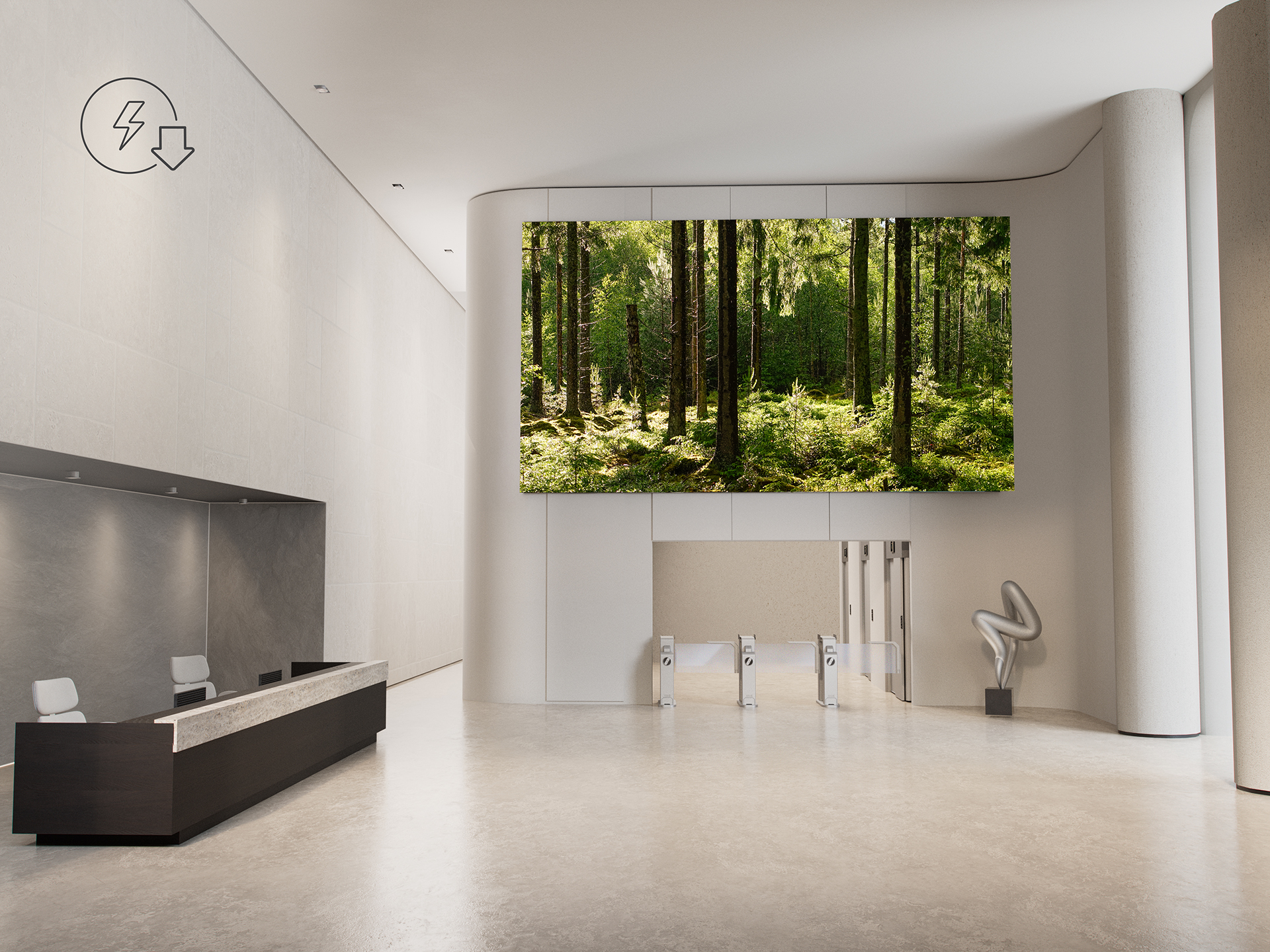 Reduced Power Consumption with Common Cathode Design