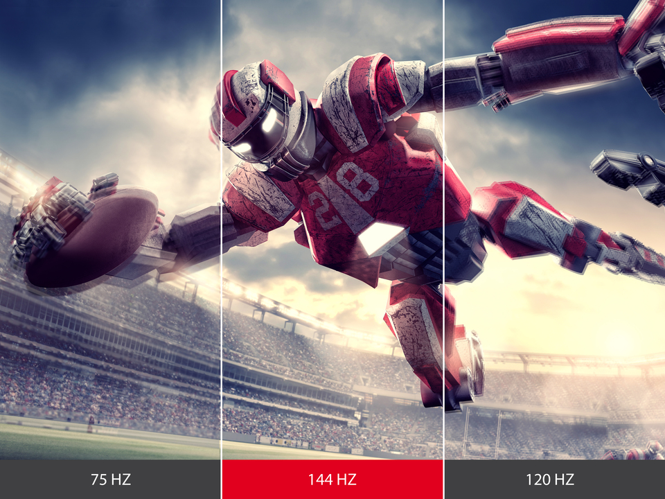 Smooth Visuals With 144Hz Refresh Rate