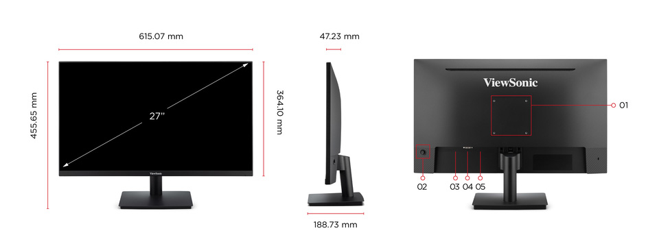 Dimension & I/O Ports 1