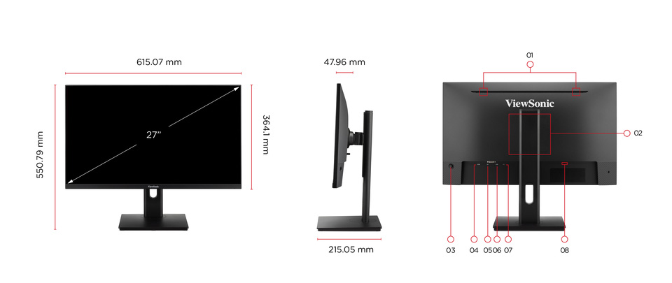 Dimension & I/O Ports 1