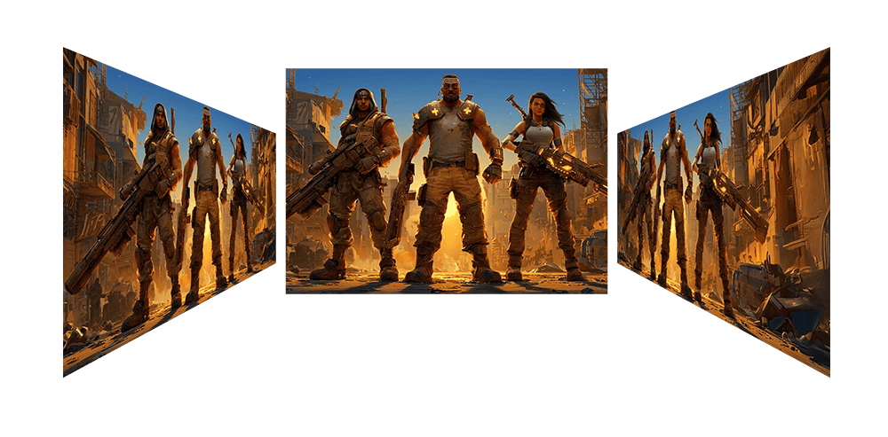 Glare-Free Gaming with SuperClear® IPS