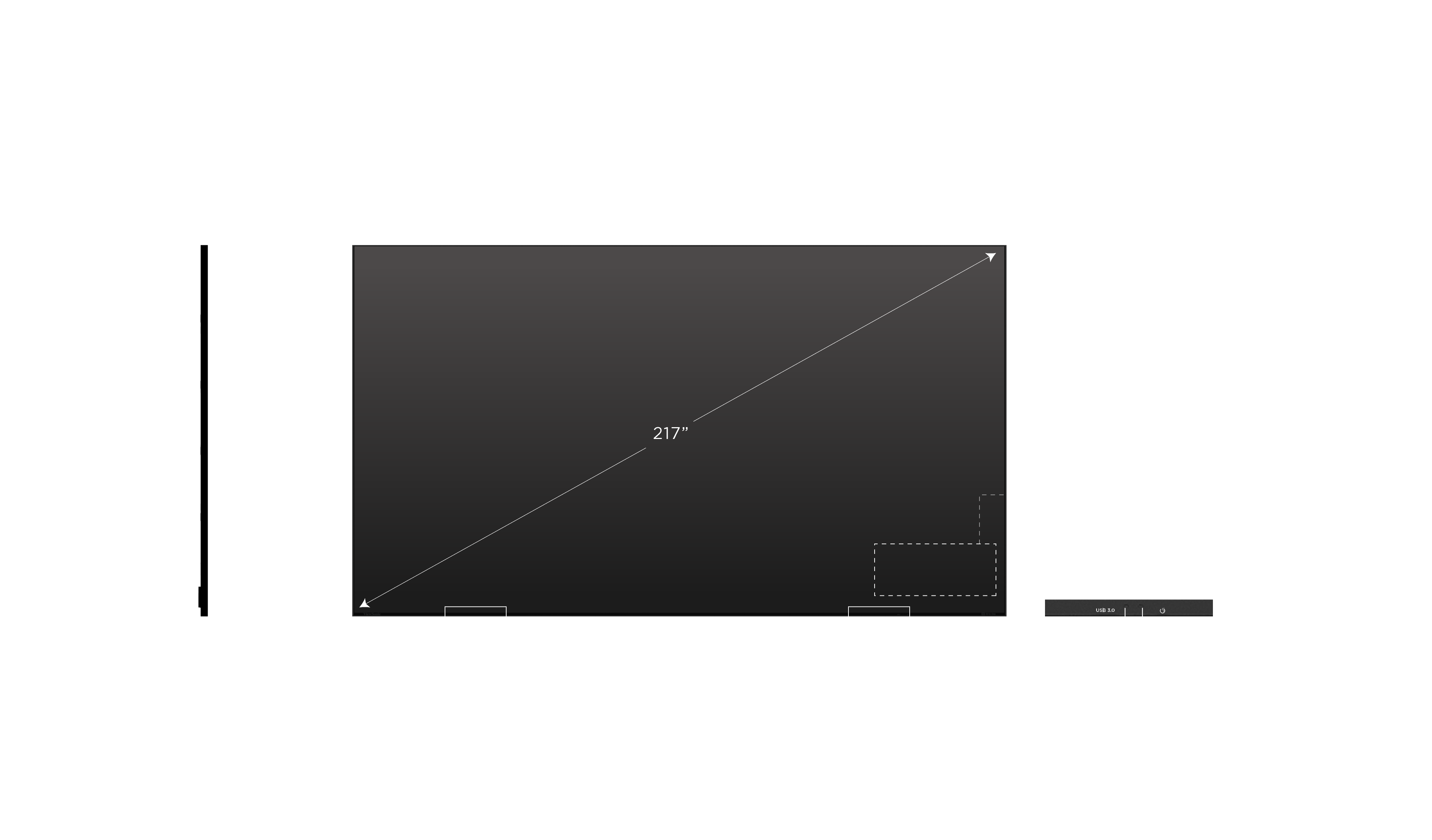 Dimension & I/O Ports 1