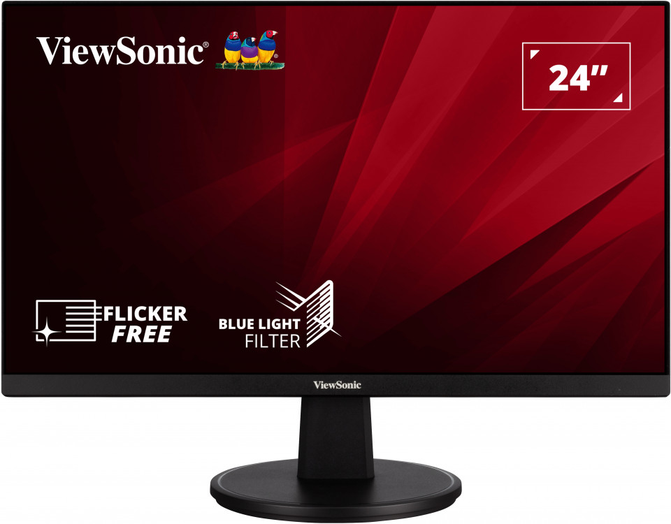 VA2447-MH 24” Full HD Monitor with Dual 