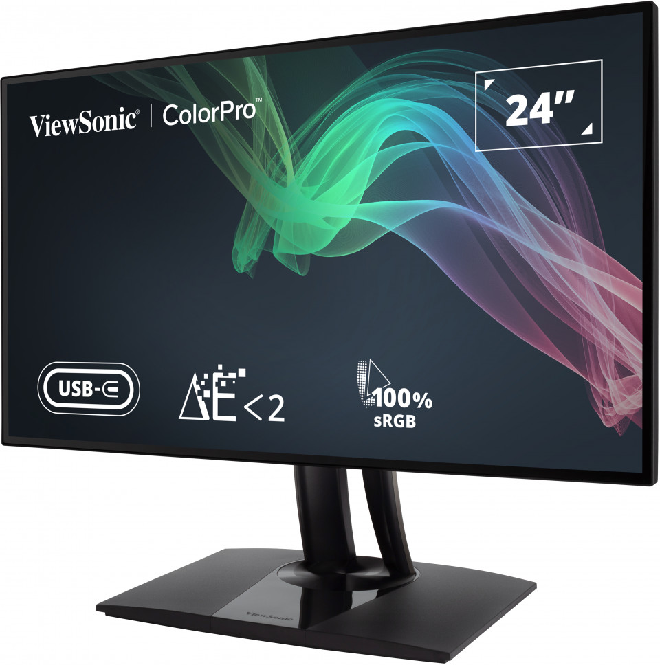 ViewSonic VP2468a Pantone validated 100% sRGB monitor with docking ...