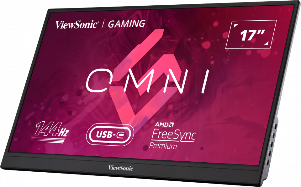 ViewSonic VX1755 17” 144Hz Portable Gaming Monitor - Datasheet