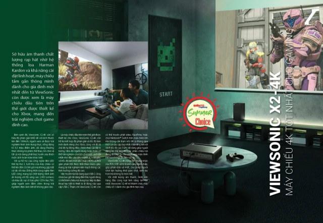 Editor's Choice 2023: ViewSonic X2-4K máy chiếu 4K tốt nhất cho gaming