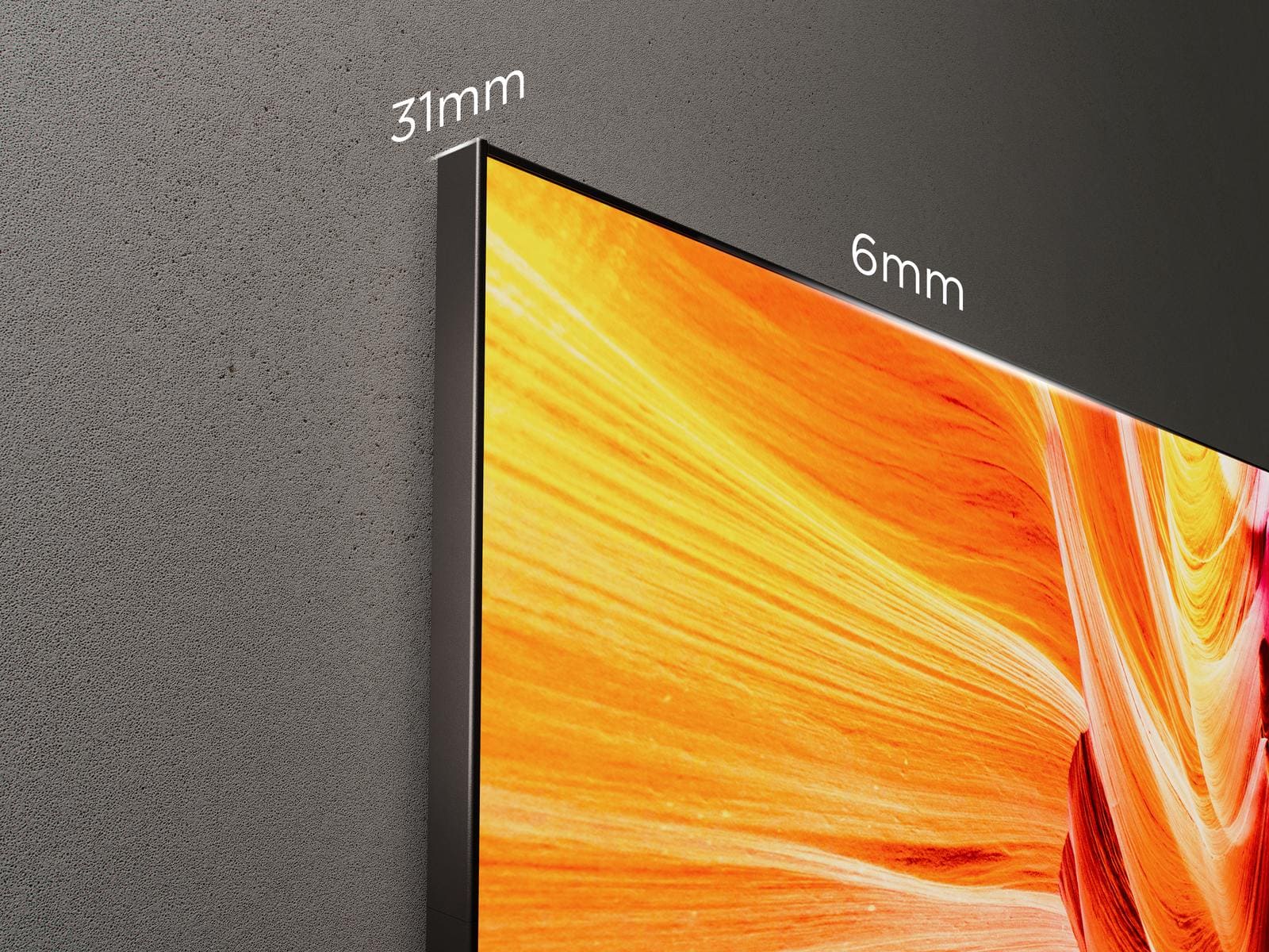 Premium Aesthetics with Ultra-Slim & Bezel-Free Design