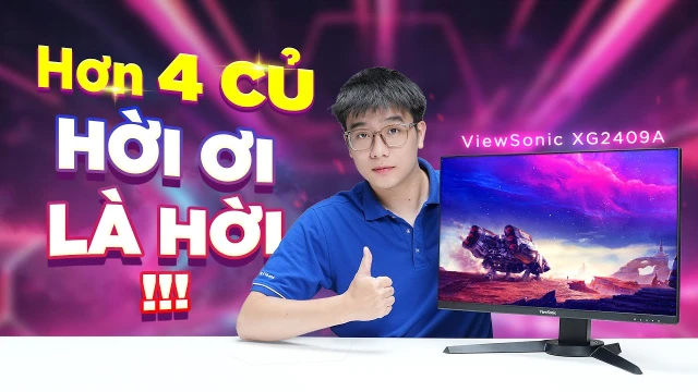 LỘ DIỆN Màn Hình Gaming 4 Triệu Có P/P TỐT NHẤT 2024: ViewSonic XG2409A