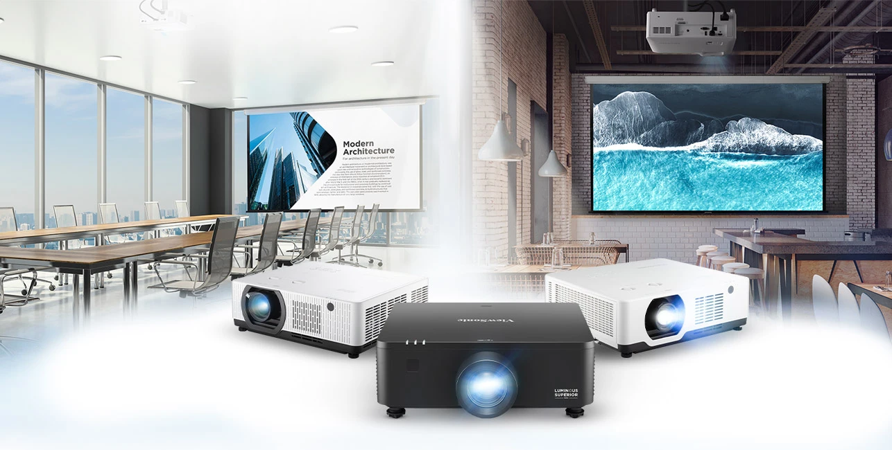 Explore ViewSonics Business Projectors, the Luminous Superior Series