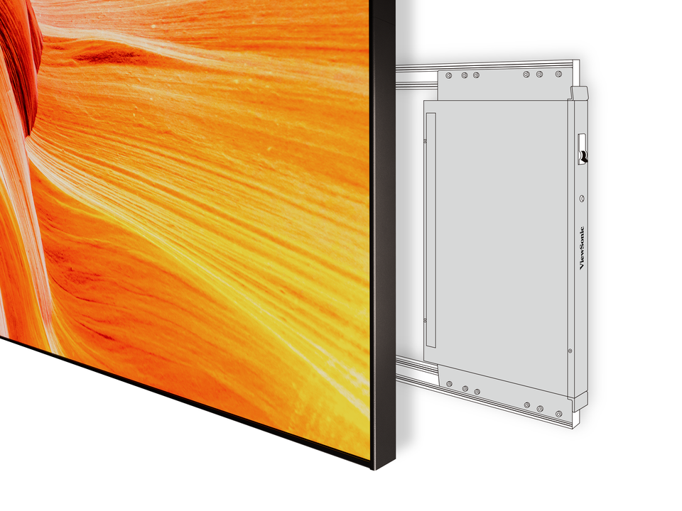 Behind-Screen Mounting for Effortless Power Setup 1