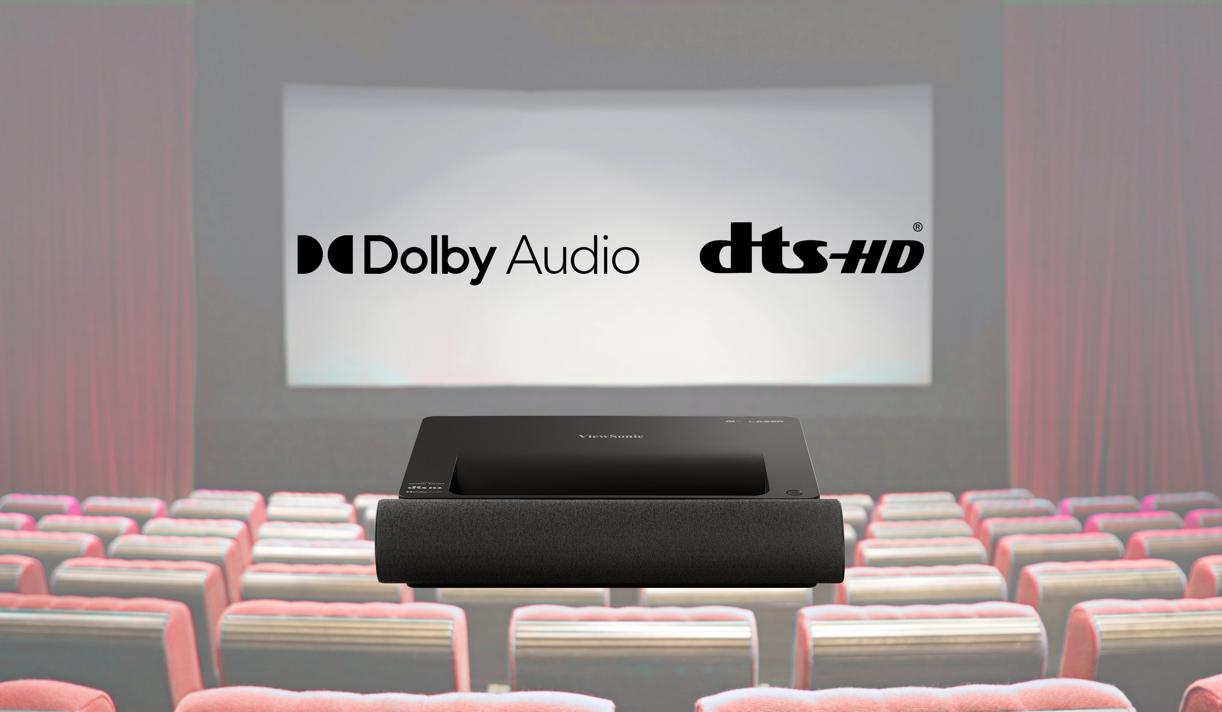 ViewSonic X2000L-4K 4K UHD 超短焦点スマートレーザープロジェクター