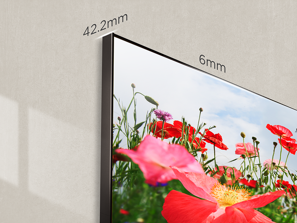 Premium Aesthetics with Ultra-Slim & Bezel-Free Design