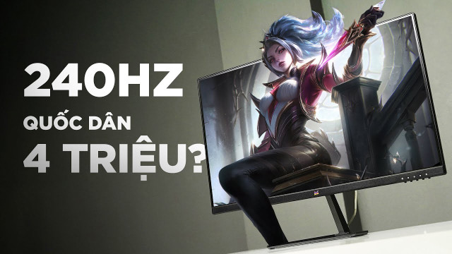 Đây là màn 240Hz QUỐC DÂN mới chỉ 4 TRIỆU! ViewSonic VX2479A-HD-PRO