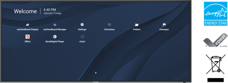 ViewSonic Commercial Display CDE105UW