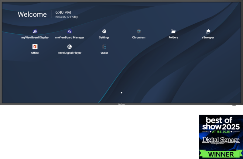 ViewSonic Commercial Display CDE105UW
