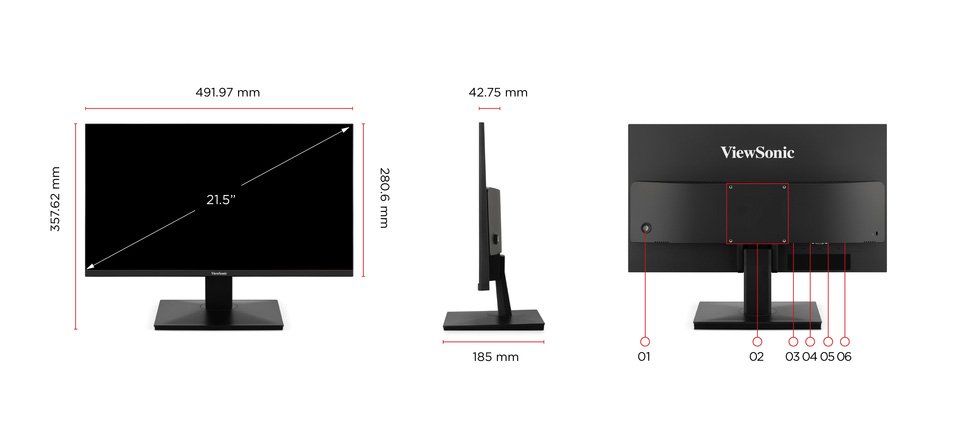 Dimension & I/O Ports 1