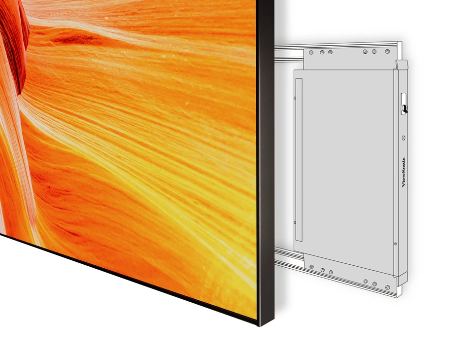 Behind-Screen Mounting for Effortless Power Setup 1