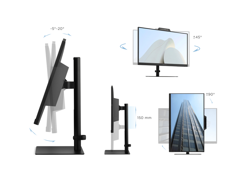 Pracuj wygodnie dzięki pełnej ergonomicznej regulacji​ 1
