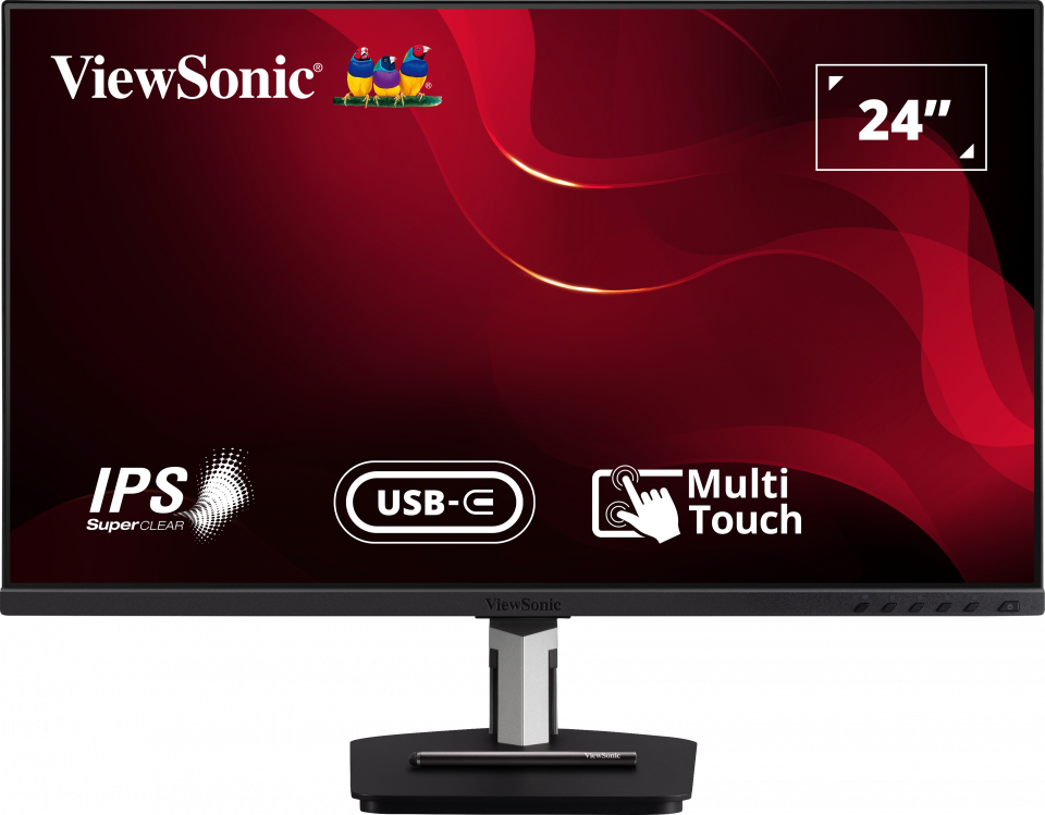 ViewSonic TD2455 24-дюймовый сенсорный монитор с USB-входом Type-C