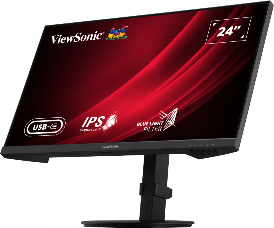 ViewSonic VG2409-MHU 24” Full HD USB-C Monitor with Dual Speakers