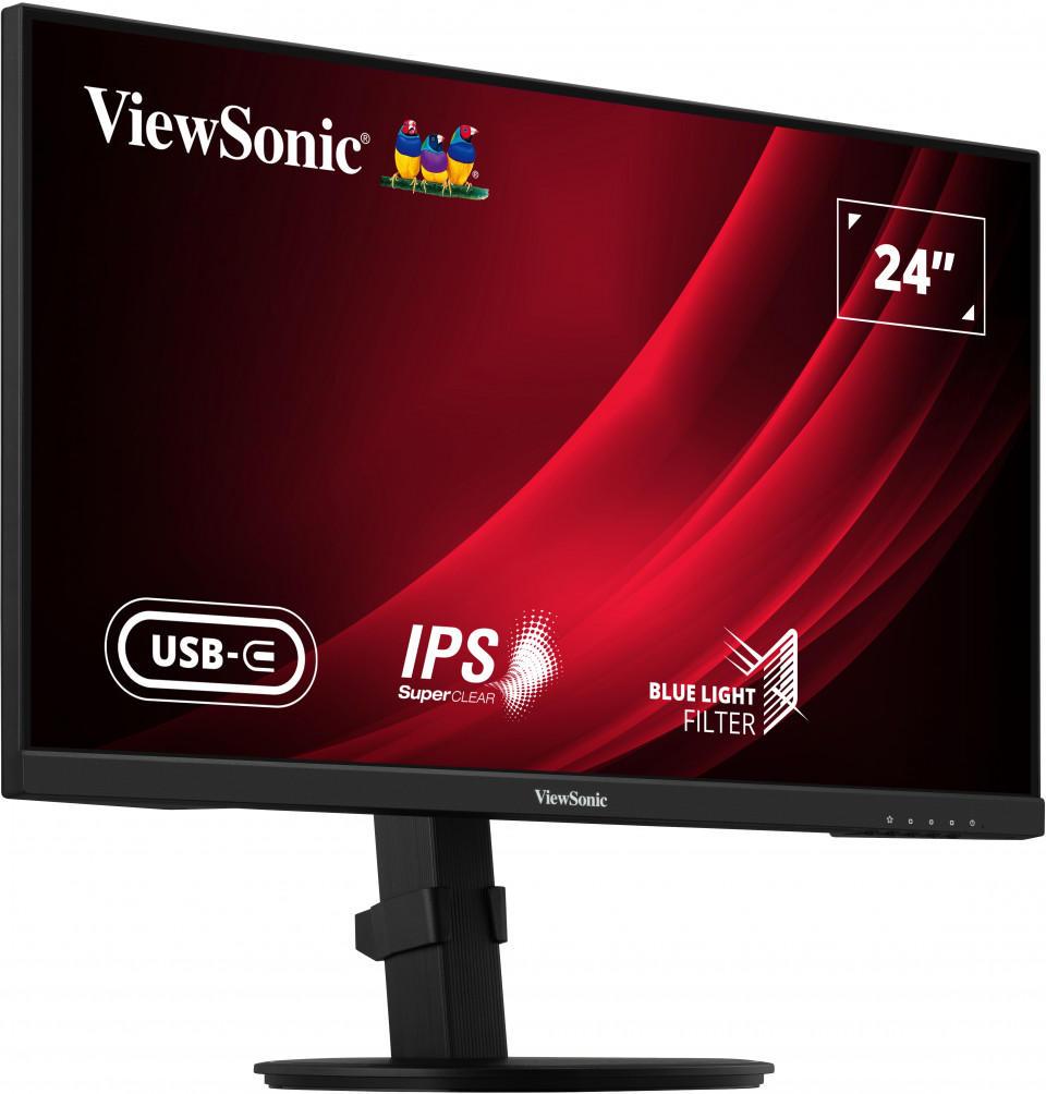 ViewSonic VG2409-MHU 24” Full HD USB-C Monitor with Dual Speakers