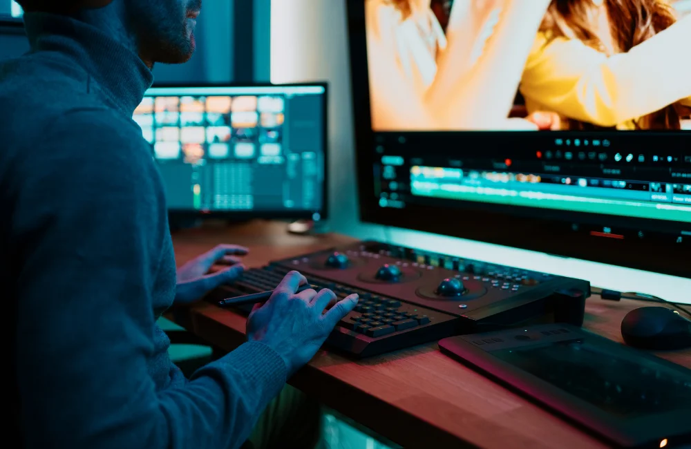 จอคอมตัดต่อวิดีโอ