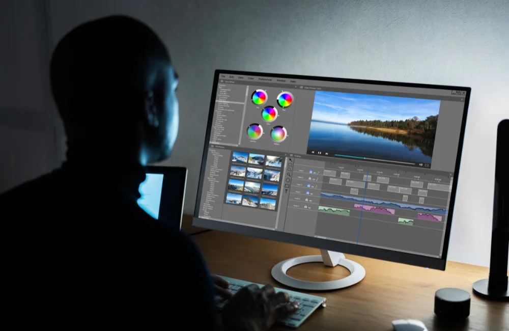 จอคอมตัดต่อวิดีโอ