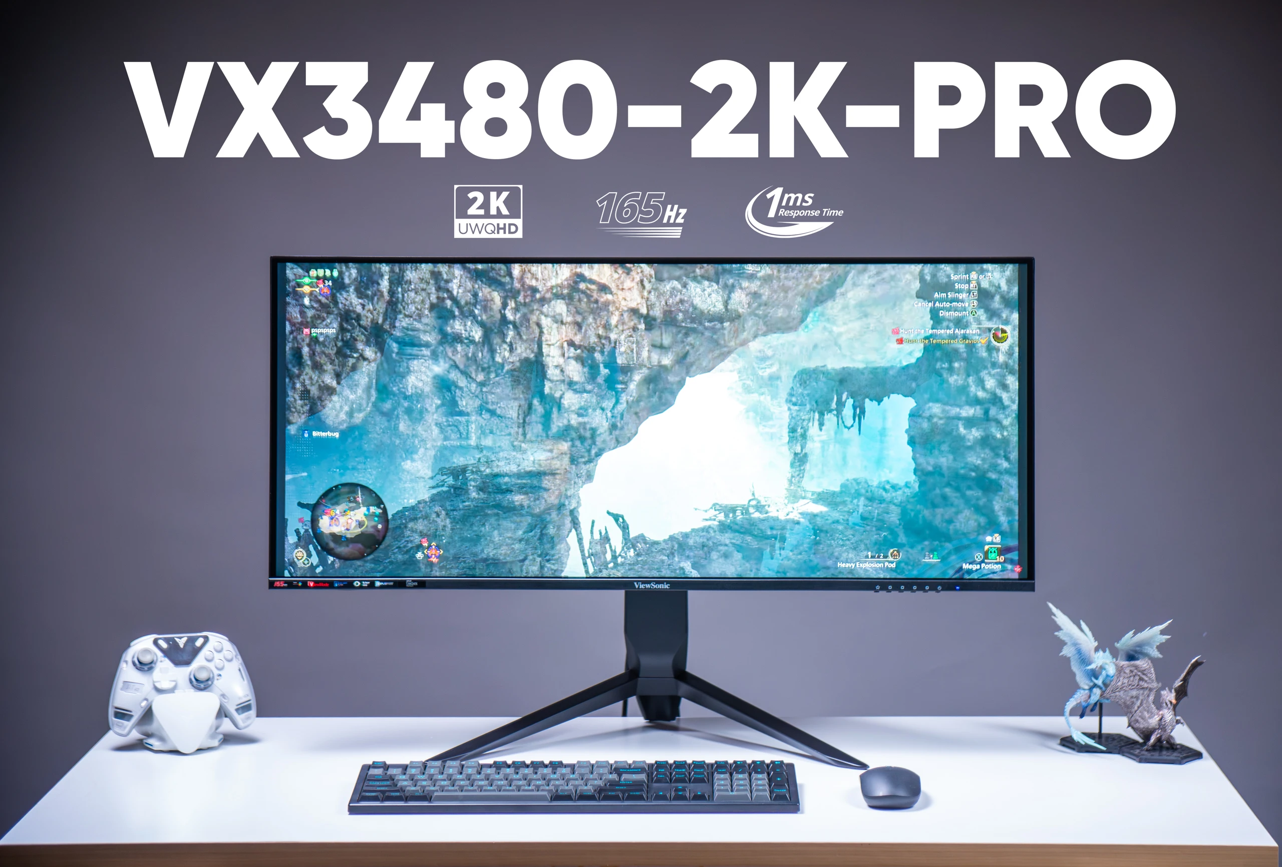 Đánh giá màn hình ViewSonic VX3480-2K-PRO – Siêu rộng, siêu mượt, siêu đã