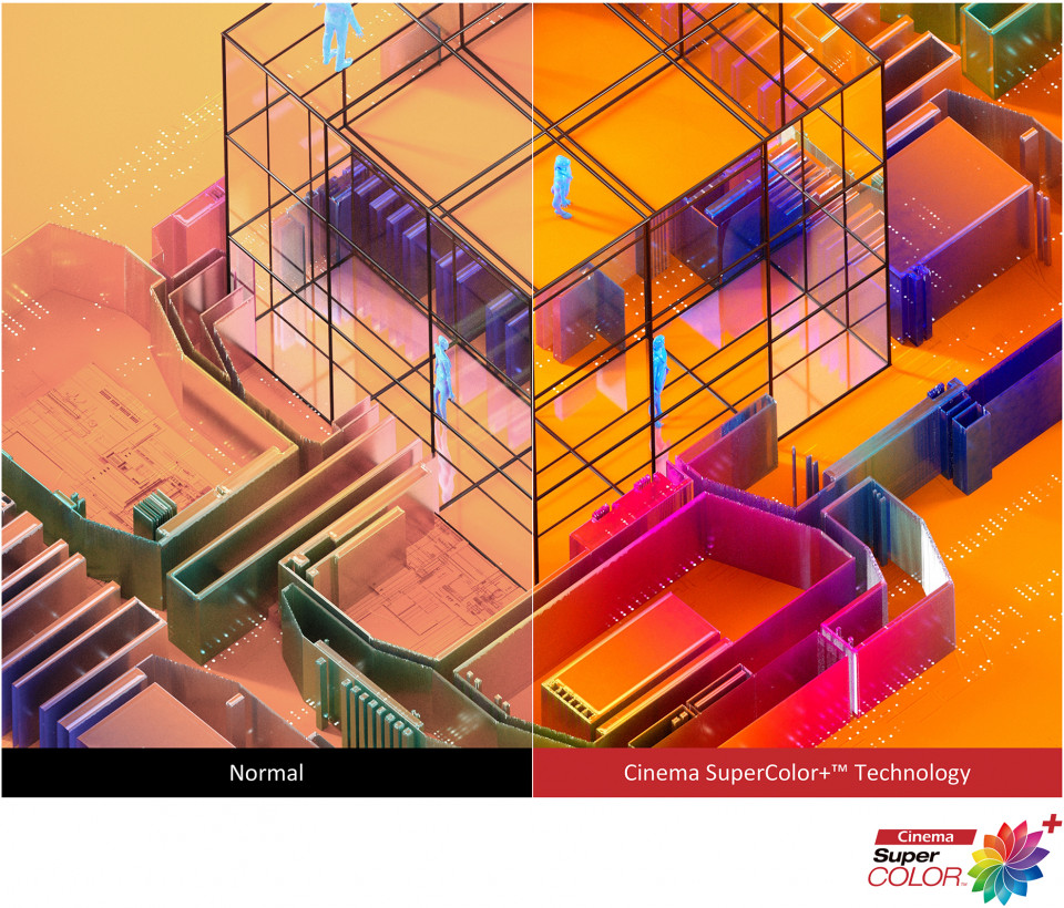 Cinema SuperColor+™ Technology 1