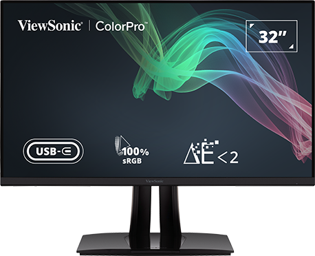 ViewSonic VP3256-4K 32 inç, 4K UHD, Pantone Onaylı %100 sRGB, 65 W