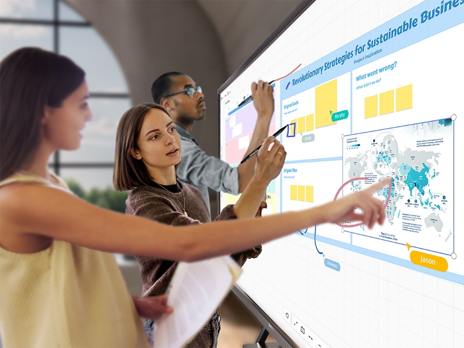 AI-powered tools enhancing workplace collaboration.