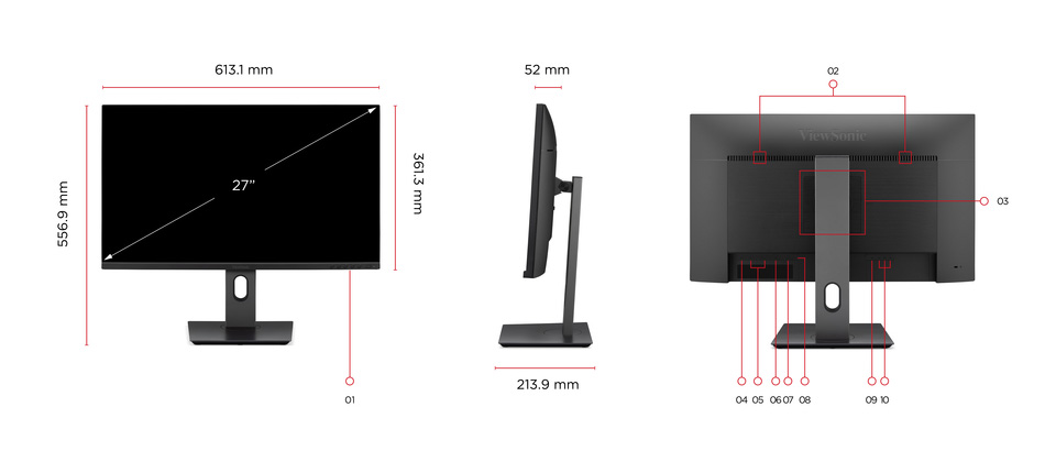 Dimension & I/O Ports 1
