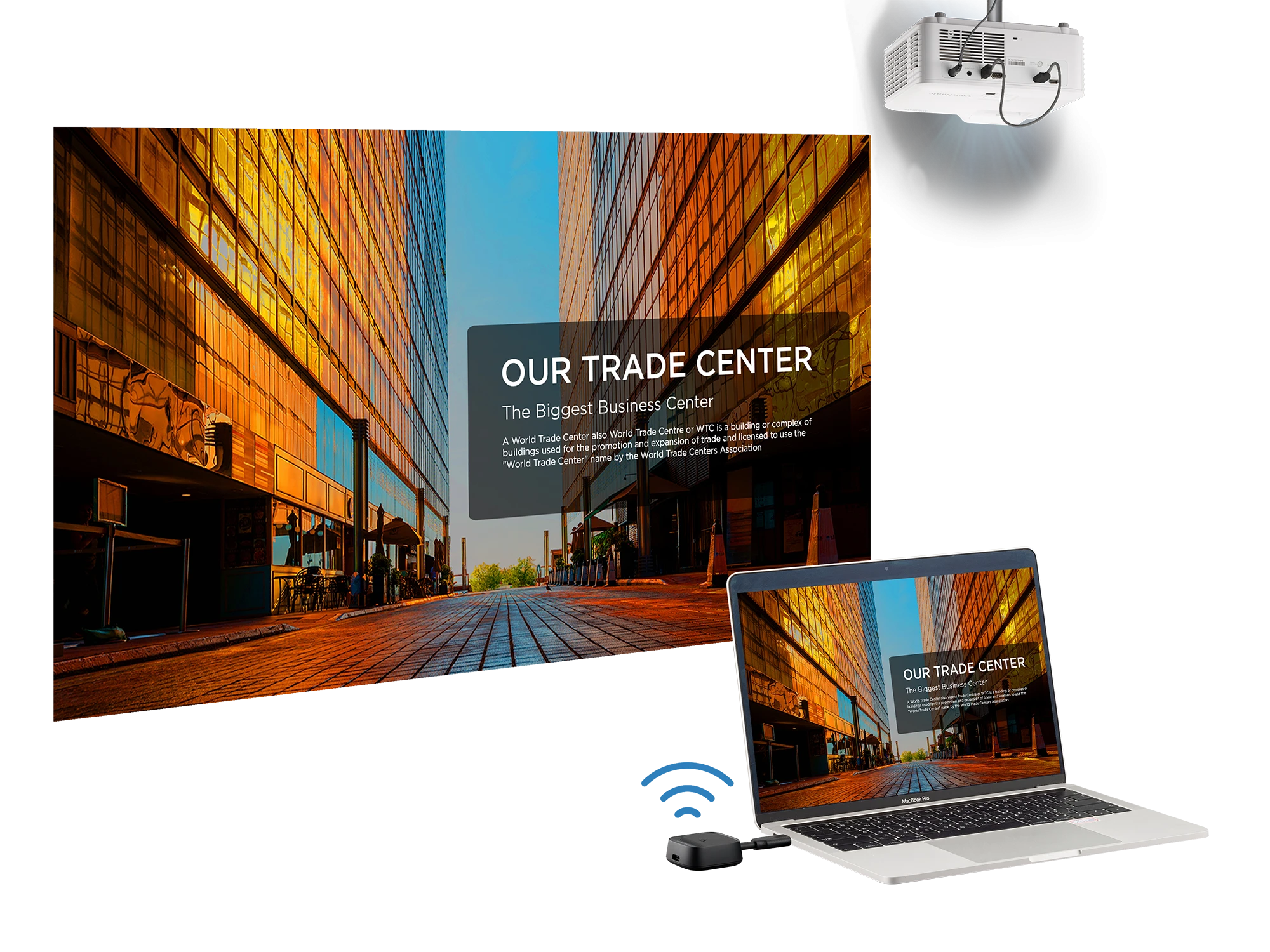 Upgrade Your Projector with Wireless Content Casting 1