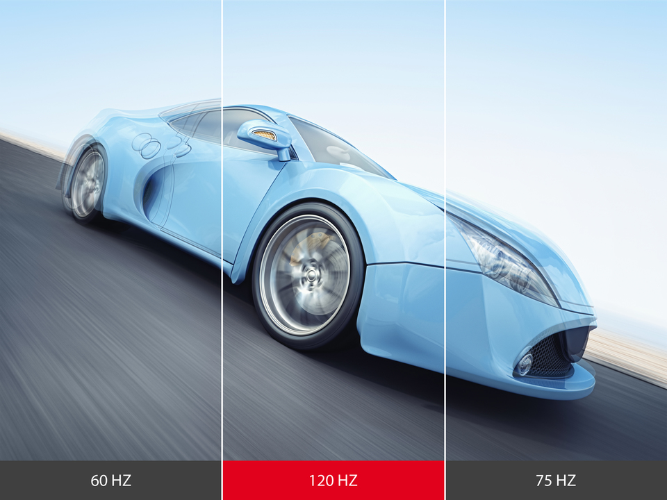 Smoother Motion with 120Hz Refresh Rate​ 1