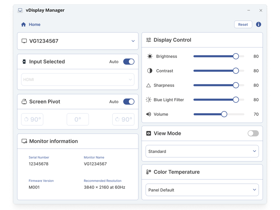 Centralized OSD Settings for Easy Access 1