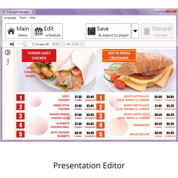 ViewSonic Програмне забезпечення для вивісок Signage Manager