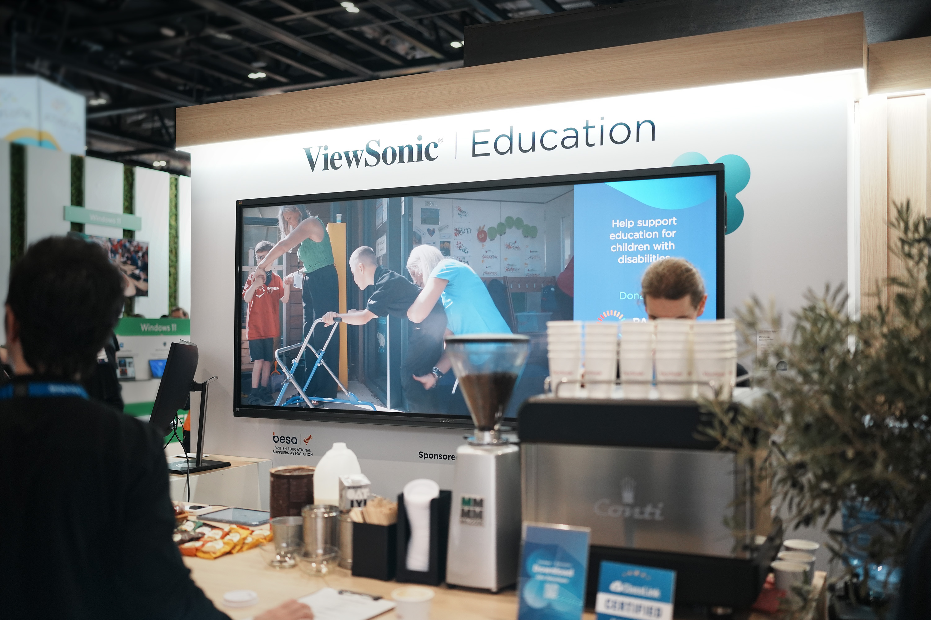 ViewSonic highlights real-world education applications across classroom and campus environments at Bett 2026