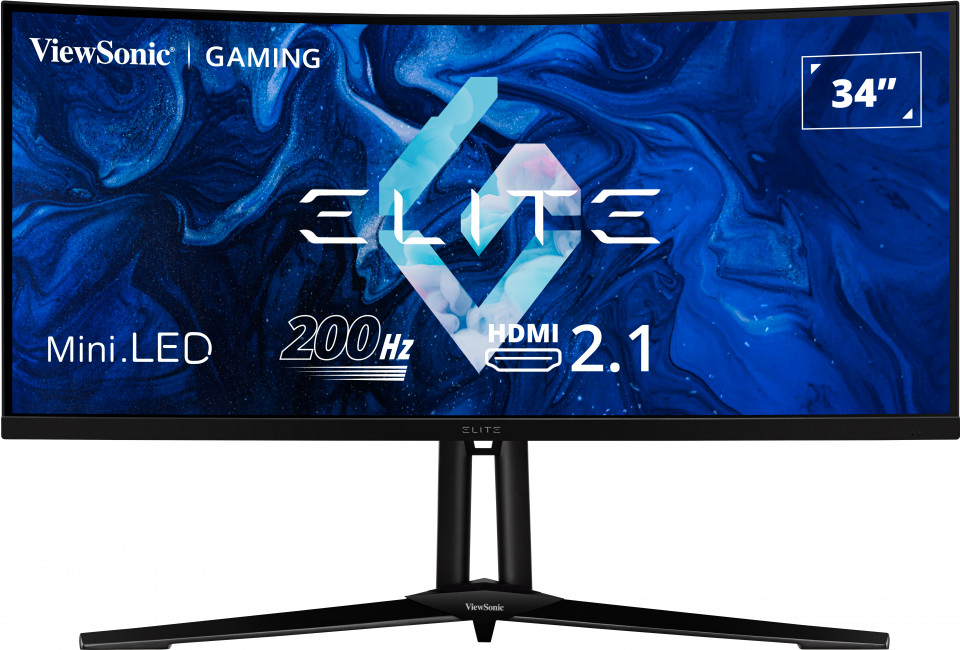 ViewSonic XG341C-2K 34” UWQHD 200Hz Curved Mini LED HDMI 2.1