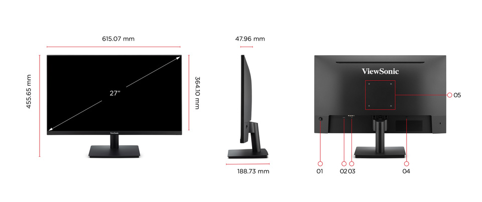 Dimension & I/O Ports 1