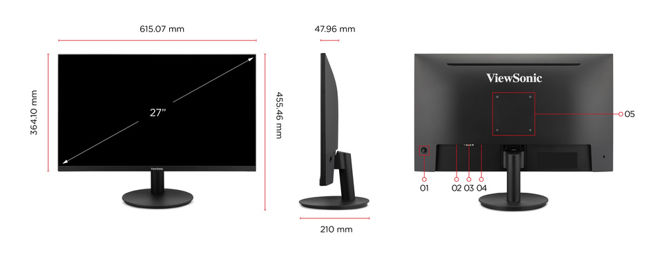 Dimension & I/O Ports 1